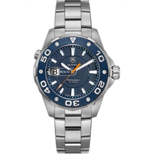 TAG Heuer Aquaracer 500M Quartz 43 Stainless Steel / Blue / Bracelet
